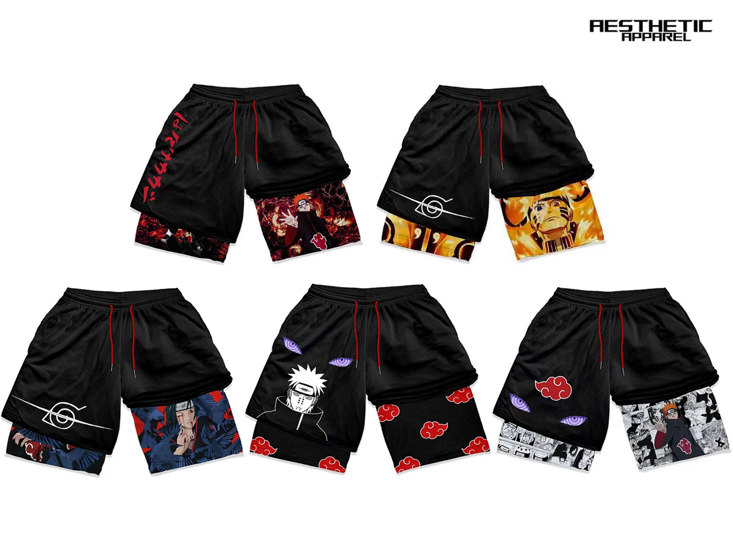 Gym Shorts Naruto