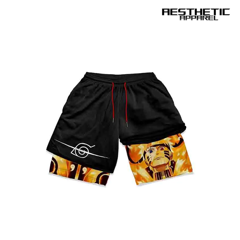 Gym Shorts Naruto